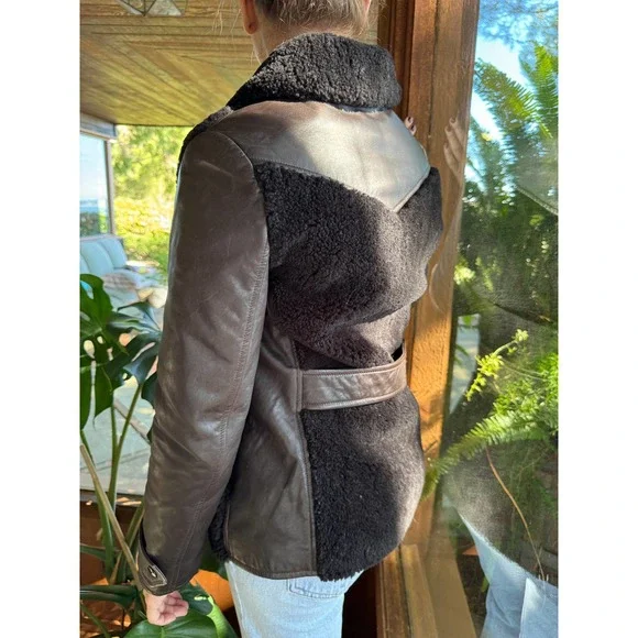 A.P.C. Veste Wilson Jacket in Marron Fonce - Picture 10 of 16